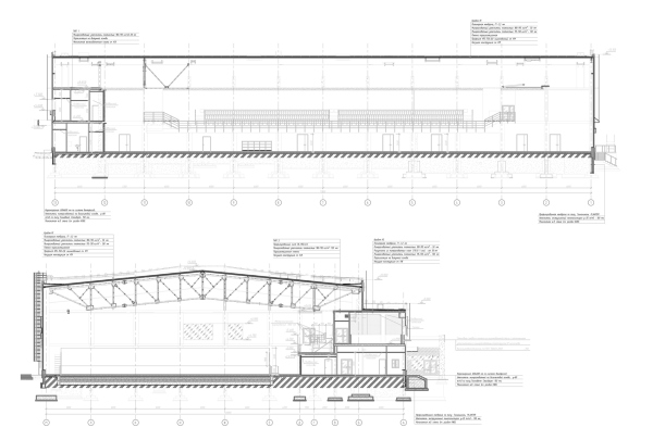 A sports and recreation center with an indoor ice rink and arena Copyright:  Vissarionov Architects