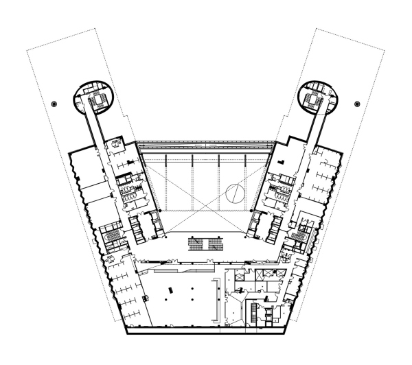 Plan of the 2nd floor. The UAC headquarters building in Zhukovsky Copyright:  Reserve Union