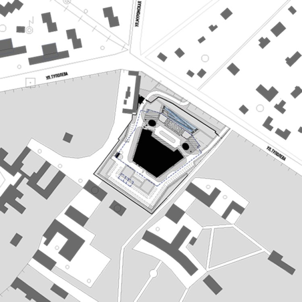 Location plan. The UAC headquarters building in Zhukovsky Copyright:  Reserve Union