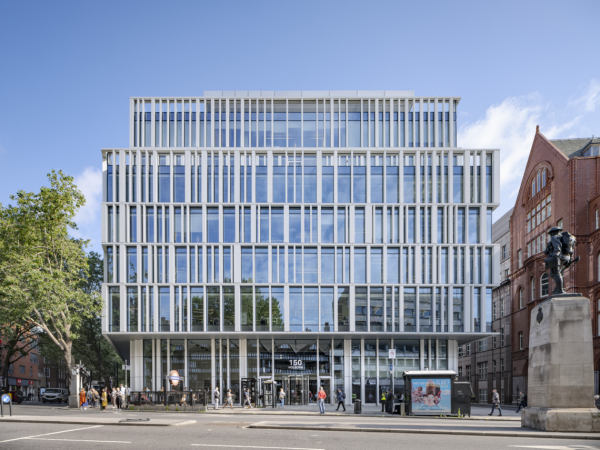 150 Holborn, , .
: Perkins+Will Photo by  Luke Hayes, Timothy Soar /  WAF