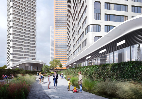 Amber City housing complex Copyright:  Aleksey Ilin Architects