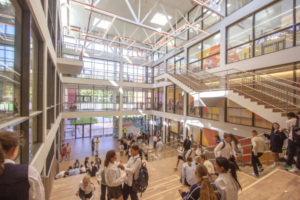 Interior of the atrium Copyright: Photograph  Andrey Asadov / provided by ASADOV Architects