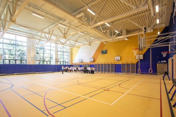 Interior of the gym Copyright: Photograph  Andrey Asadov / provided by ASADOV Architects