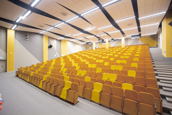 Interior of the auditorium Copyright: Photograph  Andrey Asadov / provided by ASADOV Architects