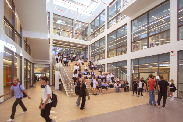 The interior of the atrium Copyright: Photograph  Andrey Asadov / provided by ASADOV Architects