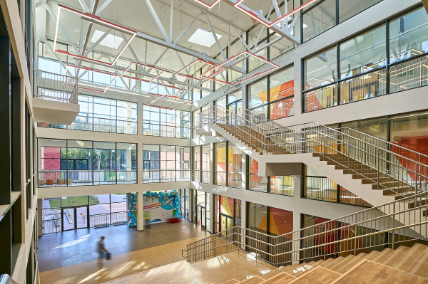 The interior of the atrium Copyright: Photograph  Andrey Asadov / provided by ASADOV Architects