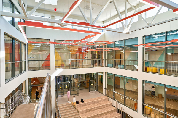 The interior of the atrium Copyright: Photograph  Andrey Asadov / provided by ASADOV Architects