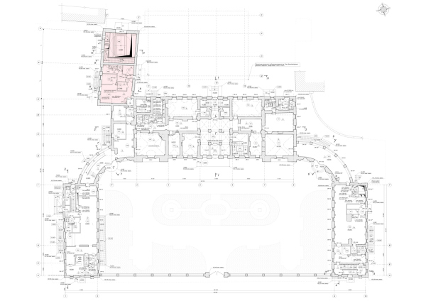 Reconstruction of the Bobrinsky House. Plan of the 1st floor Copyright: � MB-project