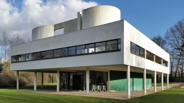 Villa Savoye.    Eigenes Werk / Wikimedia Commons