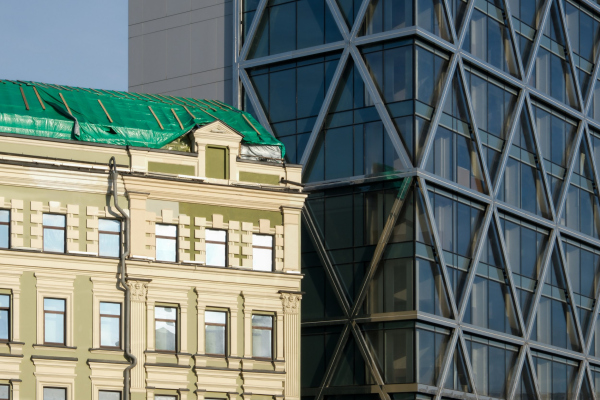 The Cosmos Hotel on New Arbat Copyright: Photograph  <a href=