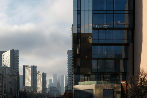 The Cosmos Hotel on New Arbat Copyright: Photograph  <a href=