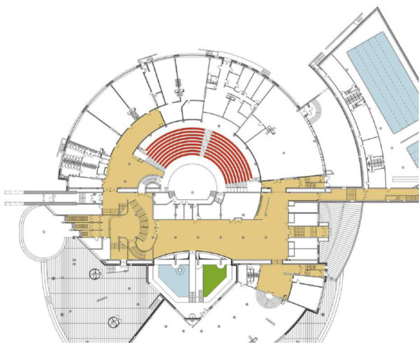 Odintsovo school-gymnasium for 1,080 students with an extension for a pool block (Moscow region, Odintsovo, microdistrict 5�5a, Marshal Krylov Boulevard, 20) Copyright: � MB-project