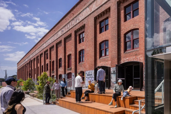 Creative Re-use: Younghusband, , .
: Woods Bagot Photo by  Nose To Tail; Trevor Mein; Papermill /  WAF