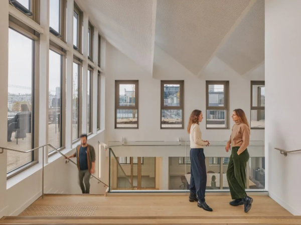 Higher Education and Research: University of Chicago John W. Boyer Center in Paris, , .
: Studio Gang Photo by  Fabrice Fouillet, Site Plan /  WAF