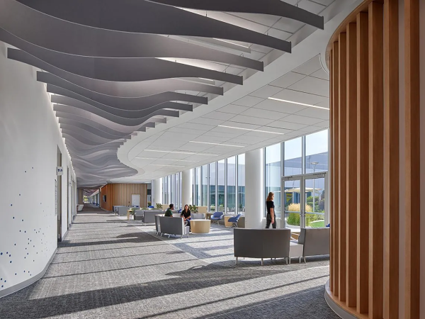 Health: University of Rochester Medical Center, Saunders Center for Orthopaedics & Physical Performance, , .
: Perkins&Will with SLAM Architects Photo by  Halkin Mason Photography /  WAF