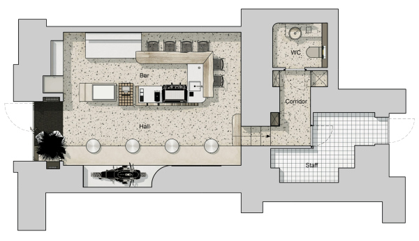 St.Riders �offee � MARAT MAZUR interior design