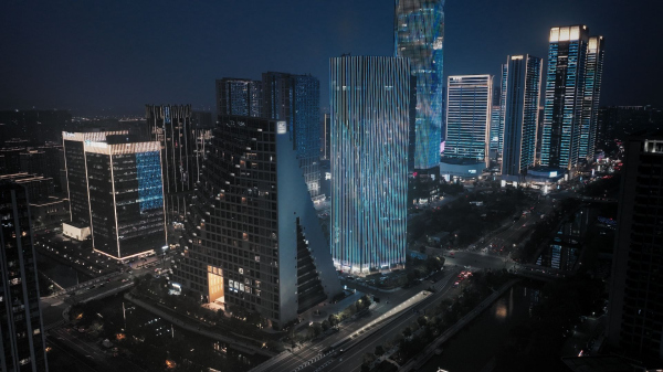 ���� �� ������ ������ �����, �������� ��� ������. ������������ ������ Hangzhou Prism �� ������� OMA