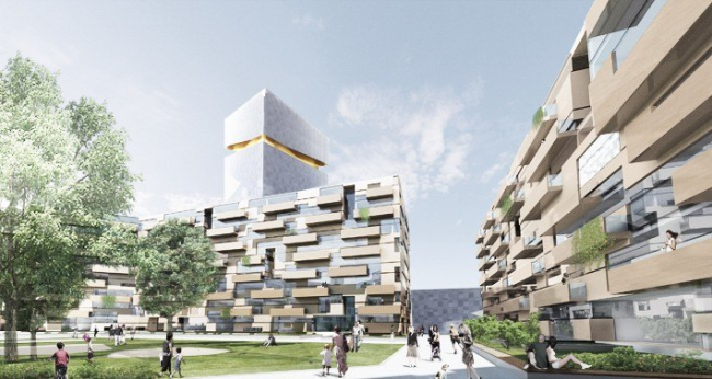 Комплекс «Quartier M» ©  Delugan Meissl Associated Architects