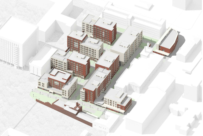 Residetial complex at the Leo Tolstoy Street  "Sergey Kiselev and Partners"