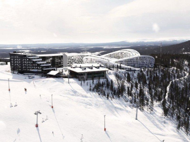 Лыжная деревня Коуталаки © BIG architects