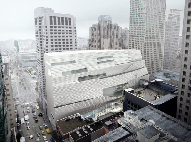 Новое крыло Музея современного искусства Сан-Франциско © Snohetta