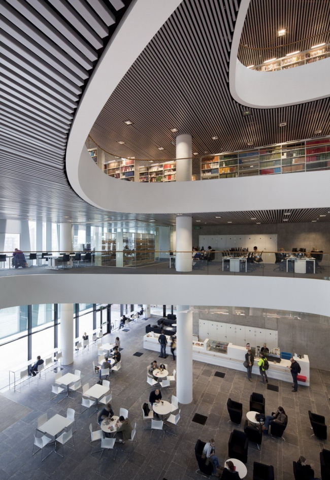 Новая библиотека Абердинского университета. Фото Adam M&#248;rk. Предоставлено schmidt hammer lassen architects