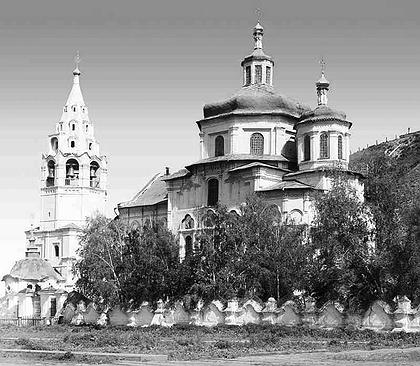 Богоявленская церковь в Тобольске. Фото С.М. Прокудина-Горского, начало XX века.