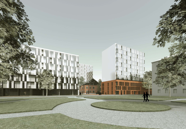 Предпроектное предложение жилого комплекса на территории бывшего Московского картонажно-полиграфического комбината