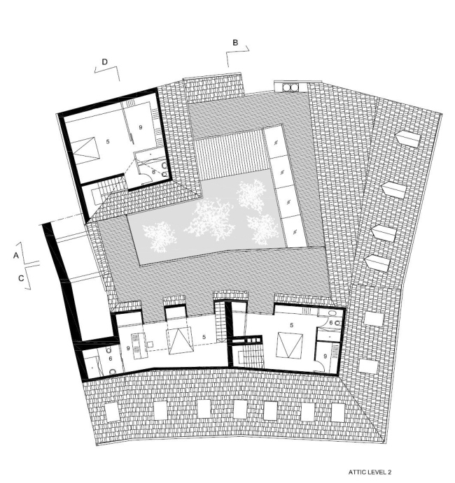 ����� �������� Baroque Court Apartments. ������������� OFIS arhitekti