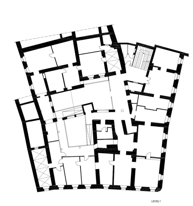 ����� �������� Baroque Court Apartments. ���� 2-�� ����� �� ������ �������������. ������������� OFIS arhitekti