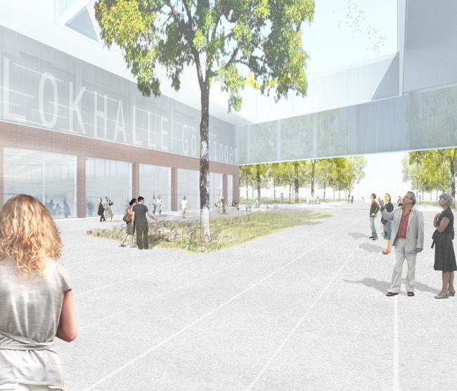 Новый корпус культурного центра Lokhalle