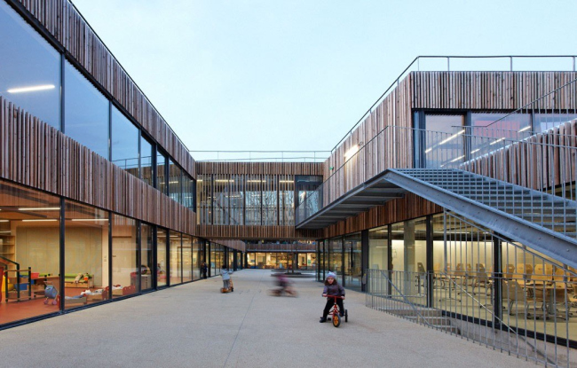 Школьный центр имени Люси Обрак © Dietmar Feichtinger Architectes / Photo: David Boureau