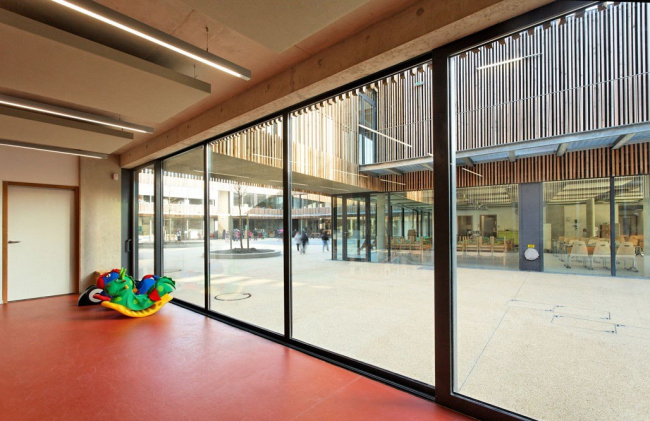 Школьный центр имени Люси Обрак © Dietmar Feichtinger Architectes / Photo: David Boureau