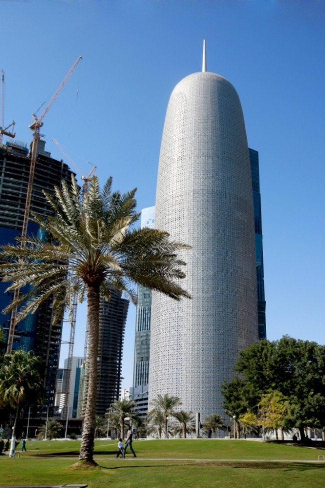 Небоскреб Doha Tower © Ateliers Jean Nouvel