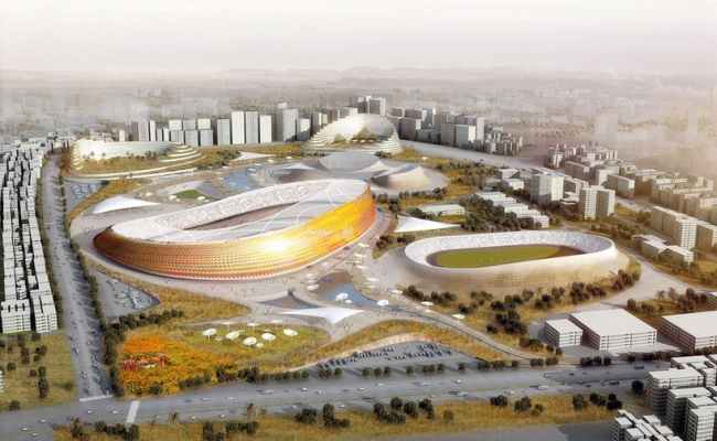 Национальный стадион и Спортивная деревня в Аддис-Абебе