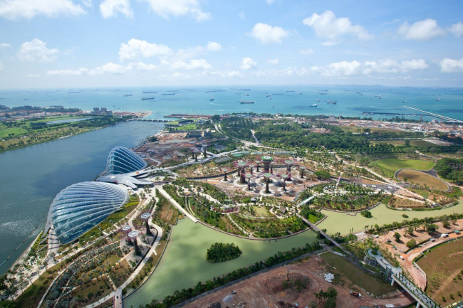 Оранжереи в парке Марина-Бэй-Саут в Сингапуре © Wilkinson Eyre Architects