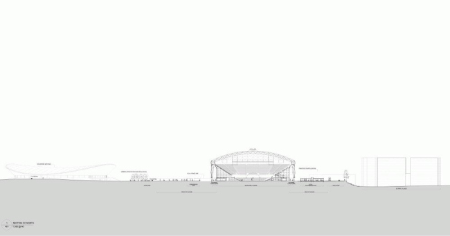 Лондонский Олимпийский баскетбольный стадион ©  Wilkinson Eyre Architects