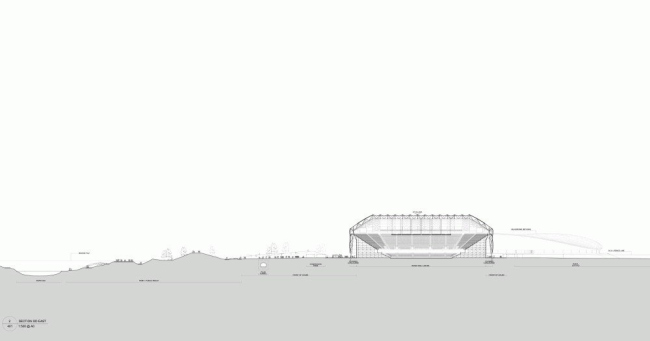 Лондонский Олимпийский баскетбольный стадион ©  Wilkinson Eyre Architects
