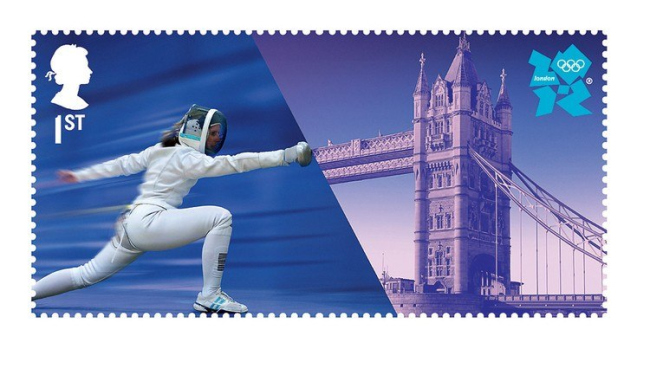 Марки Royal Mail Олимпийской серии. Изображение с сайта fastcodesign.com