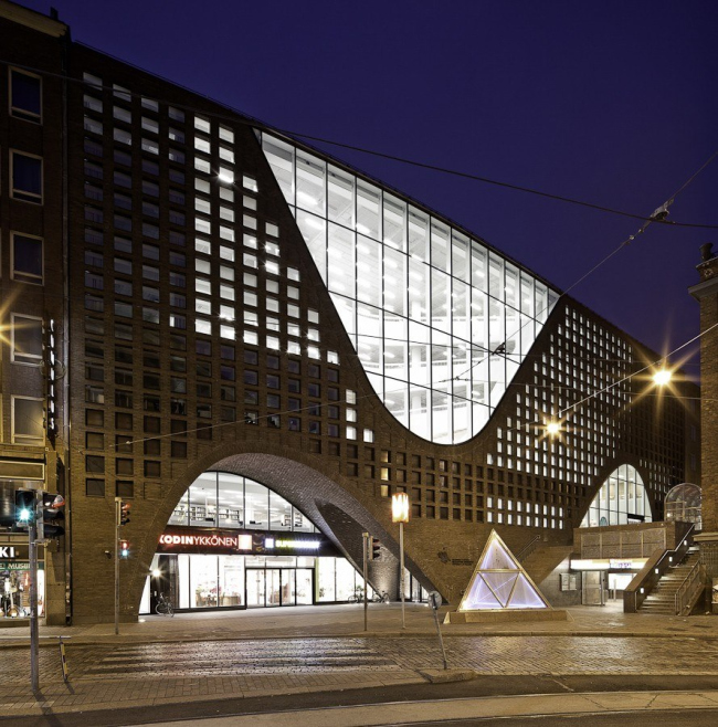 Главная библиотека университета Хельсинки. Фото © Tuomas Uusheimo. Предоставлено Anttinen Oiva arkkitehdit Oy