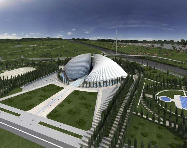 Университет Тор Вергата (Рим II). Спорткомплекс «Город спорта» © Santiago Calatrava Architects & Engineers