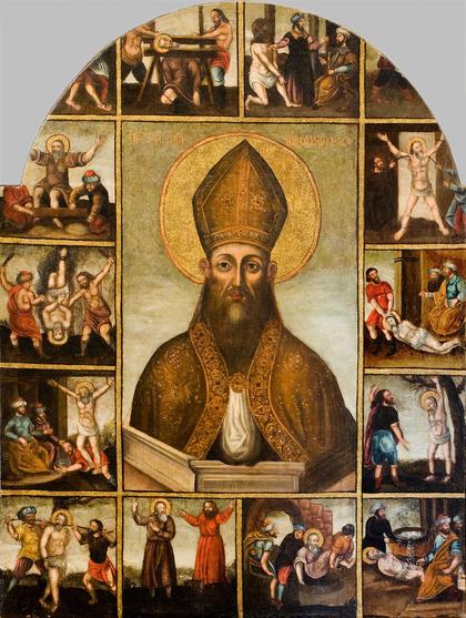 . Неизв. художник начала ХVІІ в. Святой Григорий с житием. Х., м. 113,5х87 см. Вокруг нимба надпись на дреевнеармянском: «Сурб Григор».
Львовская галерея искусств, до 1940 г. икона находилась в коллекции Армянского архи-диецезиального музея Львова.
. Неизв. художник начала ХVІІ в. Святой Григорий с житием. Х., м. 113,5х87 см. Вокруг нимба надпись на дреевнеармянском: «Сурб Григор».
Львовская галерея искусств, до 1940 г. икона находилась в коллекции Армянского архи-диецезиального музея Львова.