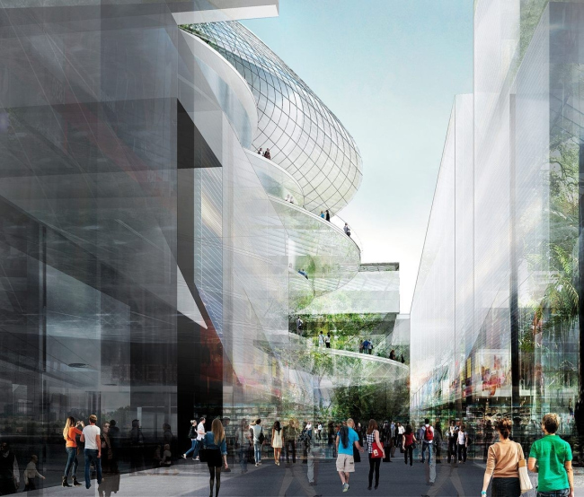 Схема застройки острова Сеген © Ateliers Jean Nouvel Схема застройки острова Сеген © Ateliers Jean Nouvel