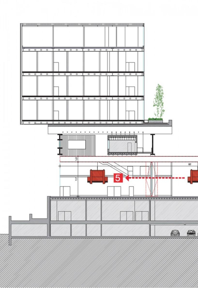 Центр искусств R4 © Ateliers Jean Nouvel Центр искусств R4 © Ateliers Jean Nouvel