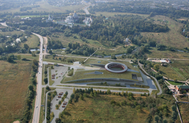 The museum building in "New Jerusalem". Visualization, 2013 � City-Arch
