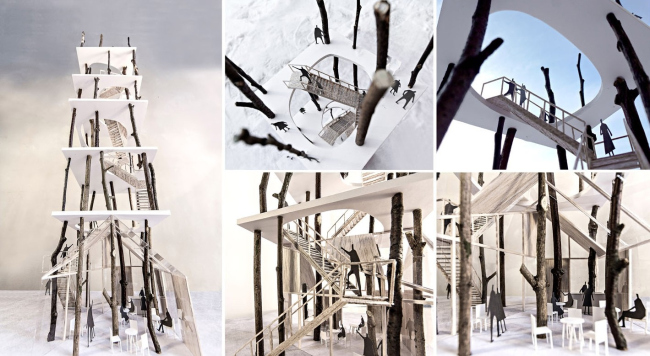 Forest tower. KATO Hiroshi (������-�����)