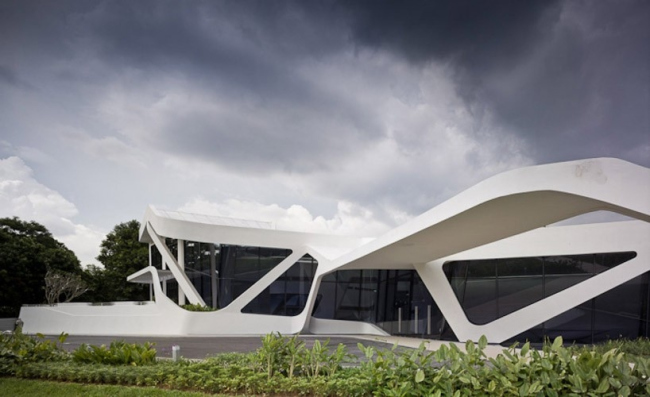 Жилой комплекс d'Leedon Singapore. Шоу-рум © Zaha Hadid Architects