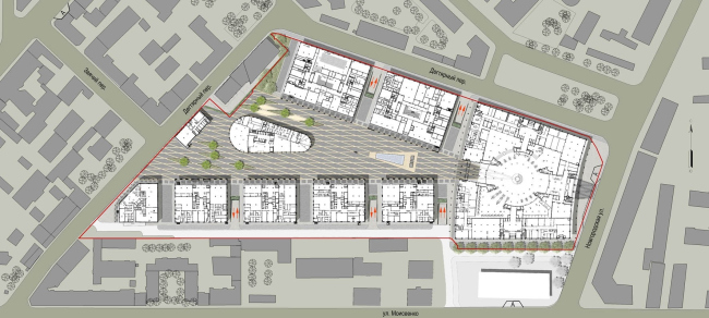 Public and business complex Nevskaya Ratusha