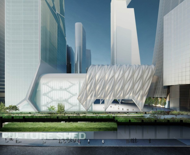 Культурный центр The Shed – здание Bloomberg
