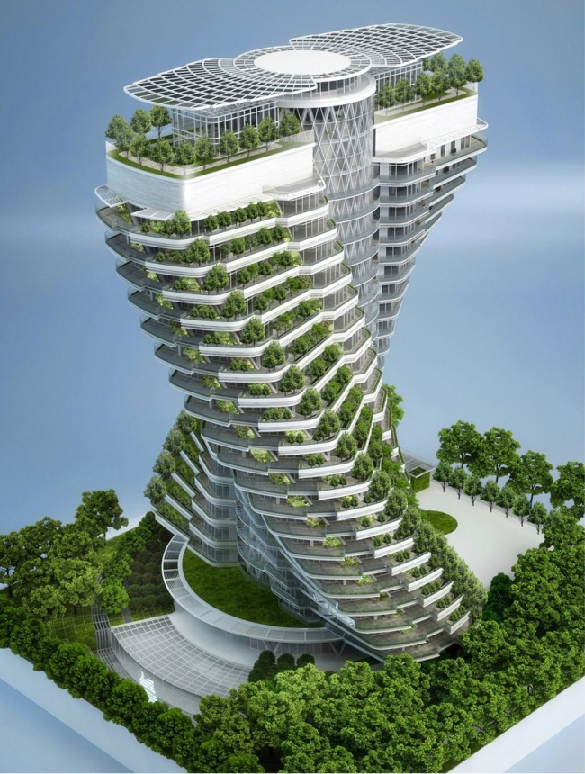 ����� �������� Agora Tower � Vincent Callebaut Architectures